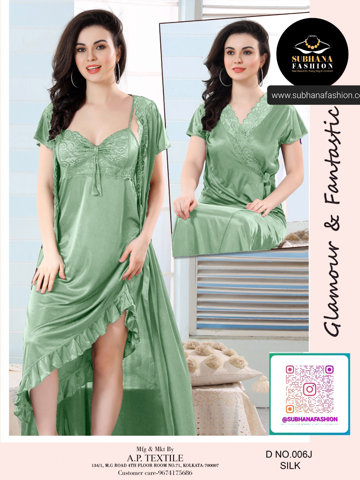 2 Pcs indian night dress