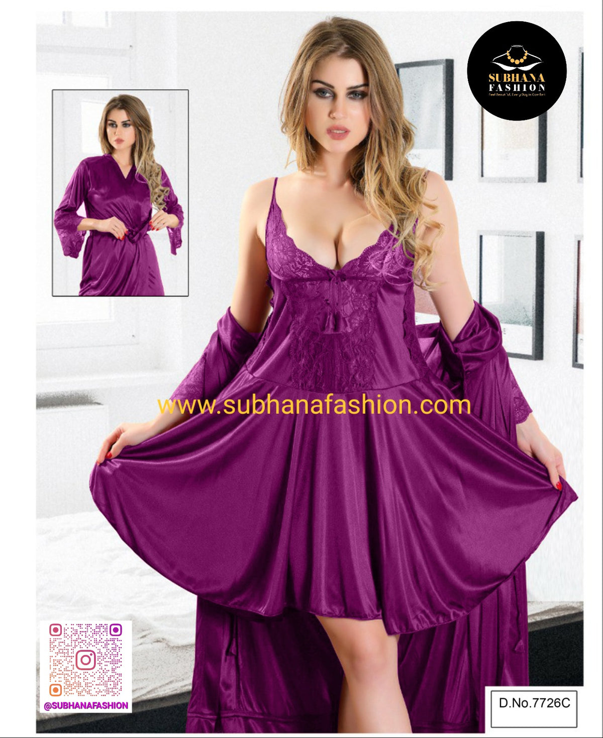 2pcs Premium Quality Indian Night Dress