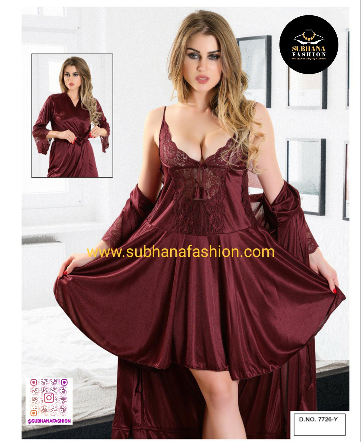 2pcs Premium Quality Indian Night Dress