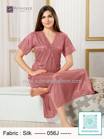 1pcs Indian Silk Nighty