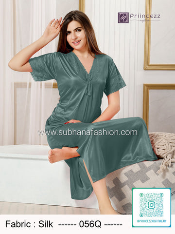 1pcs Indian Silk Nighty